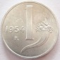 Italien 1 Lira 1954 Alu