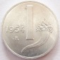 Italien 1 Lira 1954 Alu