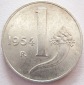 Italien 1 Lira 1954 Alu