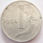 Italien 1 Lira 1954 Alu