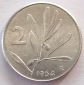 Italien 2 Lire 1954 Alu