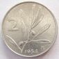 Italien 2 Lire 1954 Alu