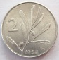 Italien 2 Lire 1954 Alu