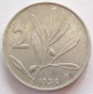 Italien 2 Lire 1954 Alu