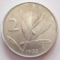 Italien 2 Lire 1955 Alu