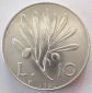 Italien 10 Lire 1950 Alu