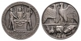 Linnartz 1. Weltkrieg Silbermedaille 1914, (Lauer) Beginn 1. W...