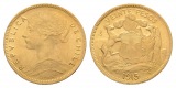Linnartz Chile, 20 Pesos 1915, 11,96/900er, K.M. 158, Fb. 51, ...