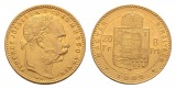 Linnartz Österr/Ungarn Franz Josef I., 8 Florin 1887, ORIGINA...