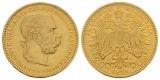 6,10 g Feingold. Franz Joseph I. (1848 - 1916)