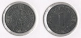 Drittes Reich 1 Reichspfennig 1942 -F- (2) Zink *ss+/f.vz* Jae...