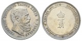 Preussen, Medaille 1888; Silberlegierung; 16,78 g, Ø 39 mm