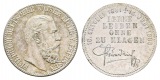 Preussen, Medaille 1888; versilberte Bronze; 8,20 g, Ø 28 mm