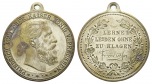 Preussen, Medaille o.J.; Bronze versilbert, tragbar; 17,73 g, ...