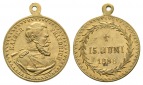 Preussen, Medaille 1888; Bronze, tragbar; 7,94 g, Ø 28 mm