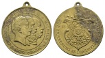 Preussen, Medaille 1888; Bronze, tragbar; 20,56 g, Ø 35 mm