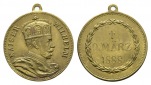 Preussen, Medaille 1888; Bronze, tragbar; 4,74 g, Ø 24 mm