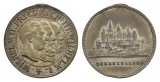 Preussen,Hohenzollern; Medaille o.J.; Bronze, entfernte Öse; ...