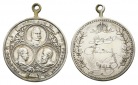 Preussen, Medaille o.J.; Bronze versilbert, tragbar; 6,91 g, ...