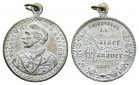 Preussen, tragbare Medaille 1891; Bronze versilbert; 7,90 g, ...