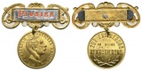 Preussen, Medaille o.J.; Aluminium/Blech vergoldet; 4,77 g, Ø...
