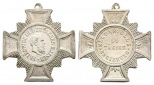 Preussen, Medaille o.J.; versilbert, tragbar; 7,37 g, 30 x 30 mm