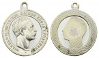Preussen, Medaille o.J.; Messing versilbert, tragbar; 7,61 g, ...
