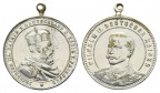 Preussen, Medaille o.J.; Bronze versilbert, tragbar; 8,05 g, ...