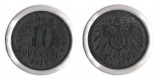 1. Weltkrieg 10 Pfennig 1917 o.Mzz (Zink) Ersatzmünze Jaeger ...