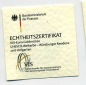 Zertifikat Original für 100 Euro Goldmünze 2010 Würzburg nu...
