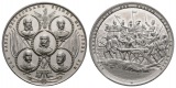 Linnartz Bismarck, Zinnmedaille 1870, a.d. Krieg mit Frankreic...