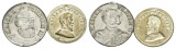 Preussen, 2 Medaillen; o.J. 3,85 g / 1,08 g; Zink / Bronze ver...