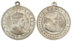 Preußen, Medaille o.J.; Bronze versilbert, tragbar; 17,67 g, ...