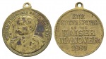 Preußen, Bronzemedaille 1889; tragbar; 9,76 g, Ø 27,2 mm