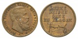 Preußen, Bronzemedaille o.J.; gelocht; 3,40 g, Ø 22,6 mm