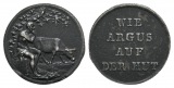 Whistmarke, Eisengußmedaille o.J.; 7,23 g, Ø 28,1 mm