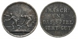 Whistmarke, Eisengußmedaille o.J.; 6,28 g, Ø 27,8 mm