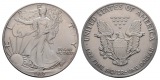 Linnartz USA 1 Dollar 1987, Feinunze Silber, stgl