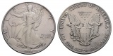 Linnartz USA 1 Dollar 1986, Feinunze Silber, stgl