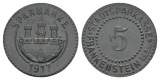 Frankenstein, Sparmarke, 5 Pfennig 1917