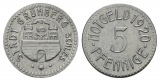 Grünberg, Notgeld, 5 Pfennig 1920