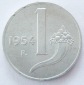 Italien 1 Lira 1954 Alu