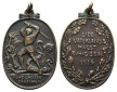 Medaille 1914; Bronze, geschwärzt, tragbar; 30,85 g, 56,7 x 3...