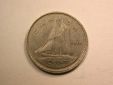 D14  Kanada  10 Cent 1974 in f.vz    Originalbilder