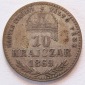 Ungarn 10 Krajczar 1869 KB Silber