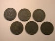 Lots -6-  3.Reich 6 x 10 Pfennig 1940-1942  Orginalbilder