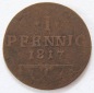 Sachsen Coburg Saalfeld 1 Pfennig 1817