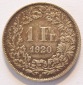 Schweiz 1 Franken 1920 B Silber