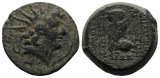 Gryphos + Kleopatra, Kopf des Königs / Eule auf Amphoreincl. ...