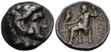 Kopf Alexander als Herakles / Zeus mit Zepter incl. Beschreibung